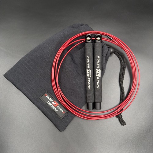 Скакалка Flash Rope Black/Red от POWERSPORT Training