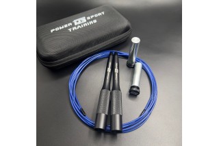 Скакалка Speed Rope Black/Blue от POWERSPORT Training