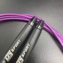 Скакалка Speed Rope Black/Purple от POWERSPORT Training