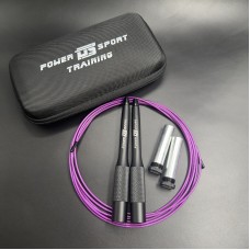 Скакалка Speed Rope Black/Purple от POWERSPORT Training