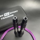 Скакалка Speed Rope Black/Purple от POWERSPORT Training